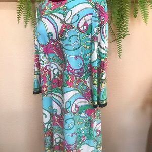 Very colorful shift dress